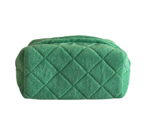 Load image into Gallery viewer, Quilted Terry Make Up Bag (TERRY-LARGE)