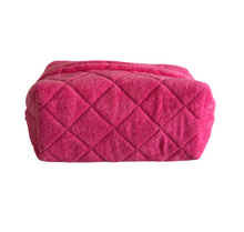 Load image into Gallery viewer, Quilted Terry Make Up Bag (TERRY-LARGE)