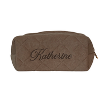 Load image into Gallery viewer, Quilted Terry Make Up Bag (TERRY-GLD_PZ)