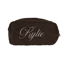 Load image into Gallery viewer, Quilted Terry Make Up Bag (TERRY-GLD_PZ)