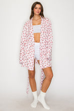 Load image into Gallery viewer, Cozy Soft Flower Print Robe (LOANA)