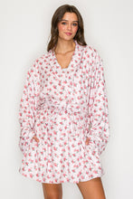 Load image into Gallery viewer, Cozy Soft Flower Print Robe (LOANA)