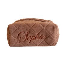 Load image into Gallery viewer, Quilted Terry Make Up Bag (TERRY-PZ)
