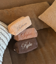 Load image into Gallery viewer, Quilted Terry Make Up Bag (TERRY-GLD_PZ)
